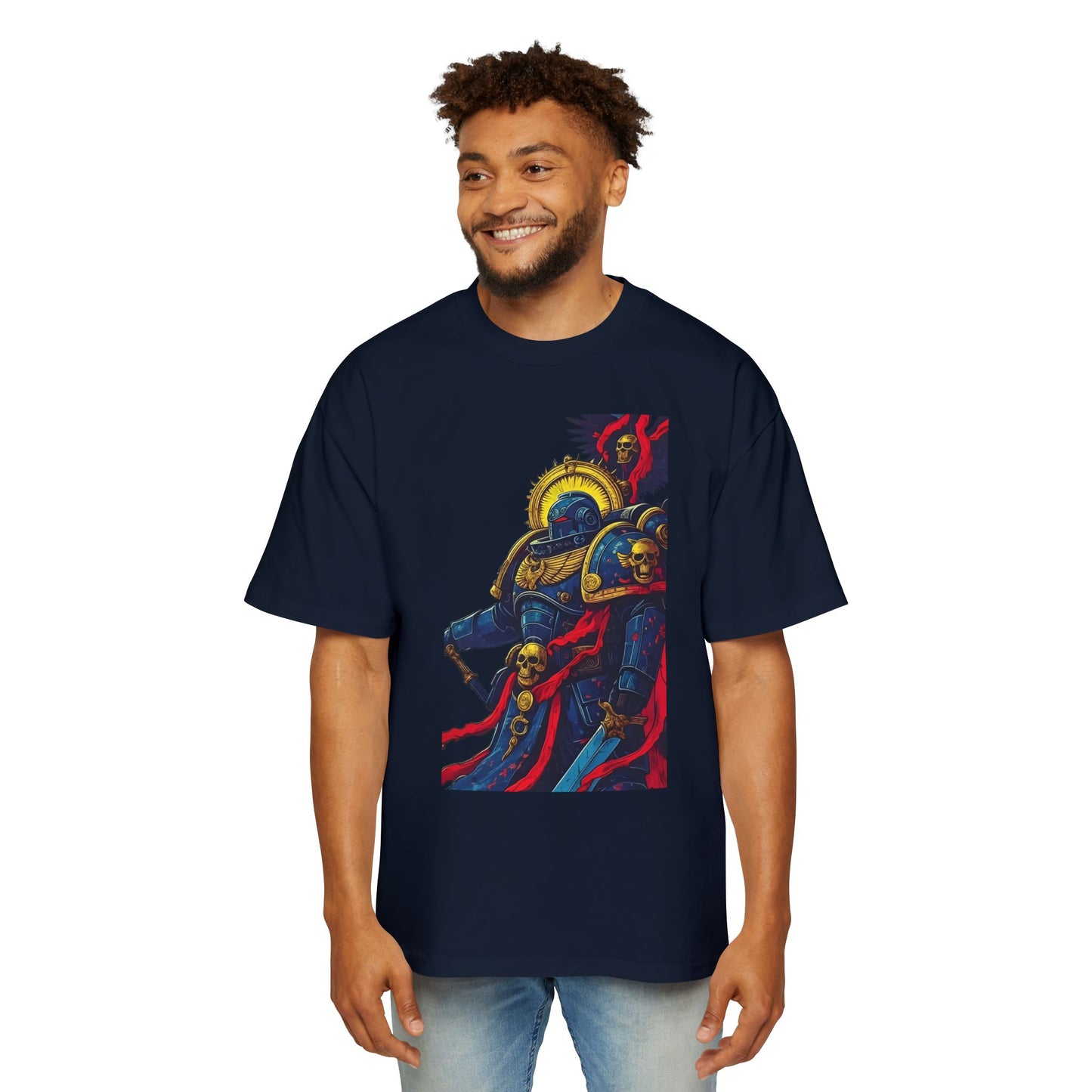 Cosmic Raven Oversized T-Shirt – Soar Through the Stars in Cozy Style!
