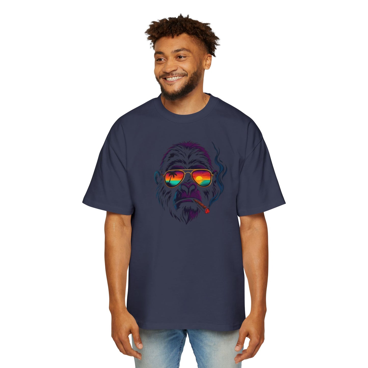 "Cool Gorilla Vibes T-Shirt - Bold & Colorful Design!