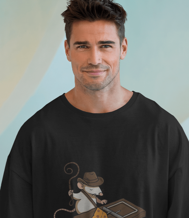 Mouse Trap Adventurer T-Shirt - Unique Print Design!
