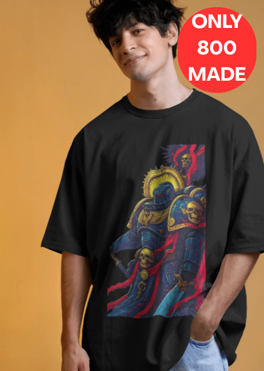 Cosmic Raven Oversized T-Shirt – Soar Through the Stars in Cozy Style!