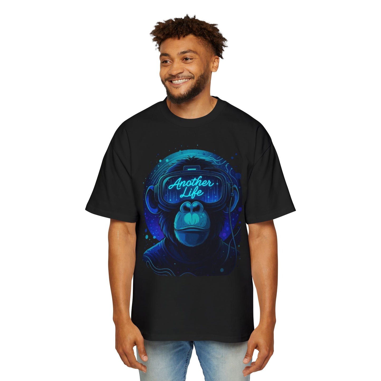 Another Life Monkey T-Shirt - Futuristic & Bold Design!