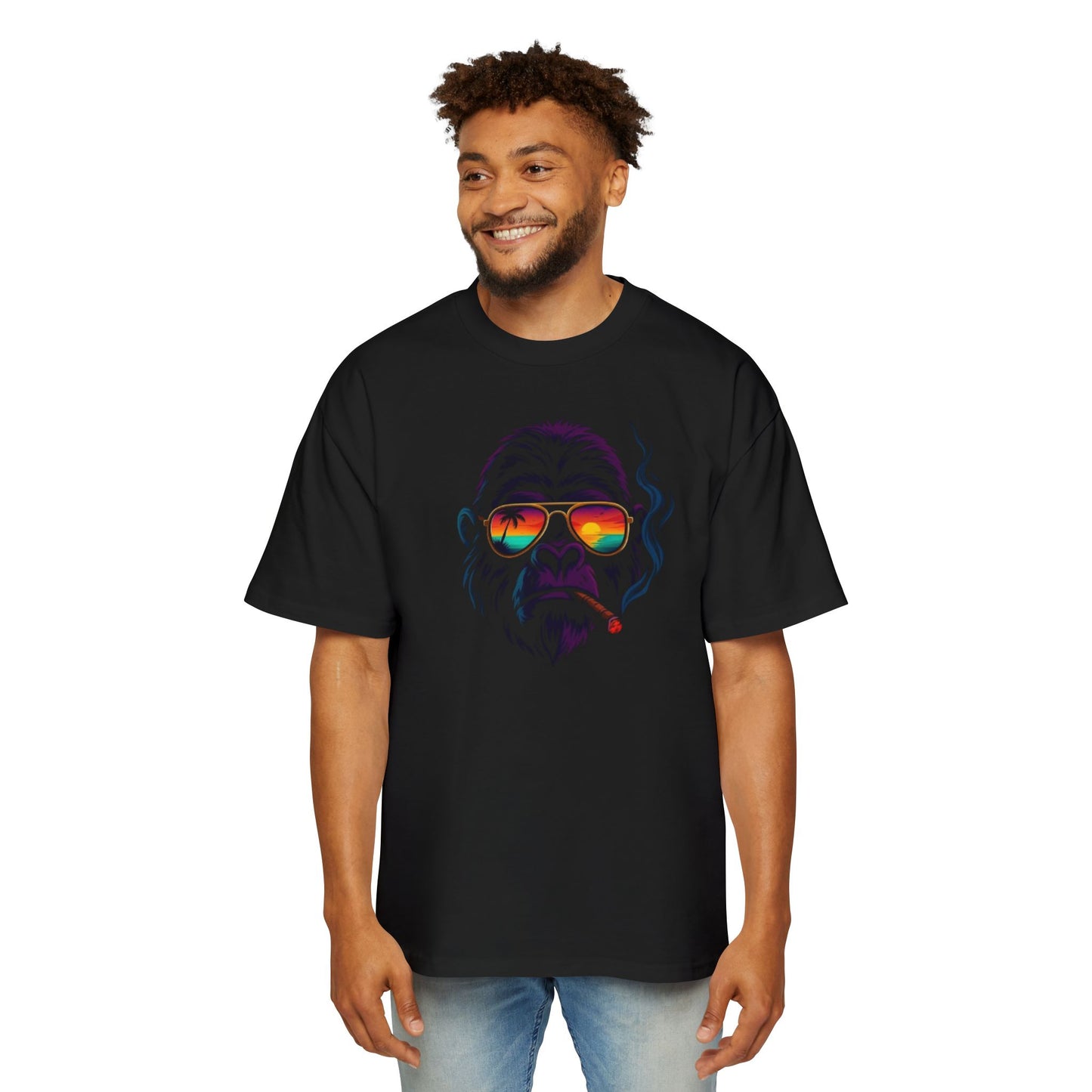 "Cool Gorilla Vibes T-Shirt - Bold & Colorful Design!