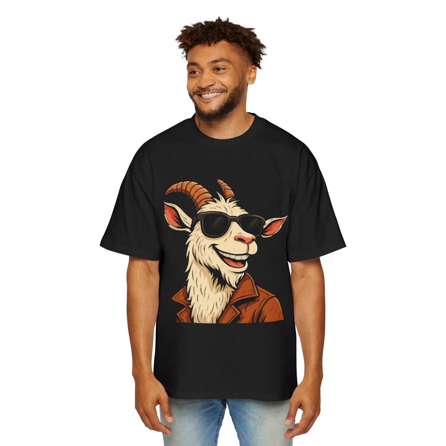 Cool Goat Graphic T-Shirt – Trendy Streetwear Tee for Men & Women